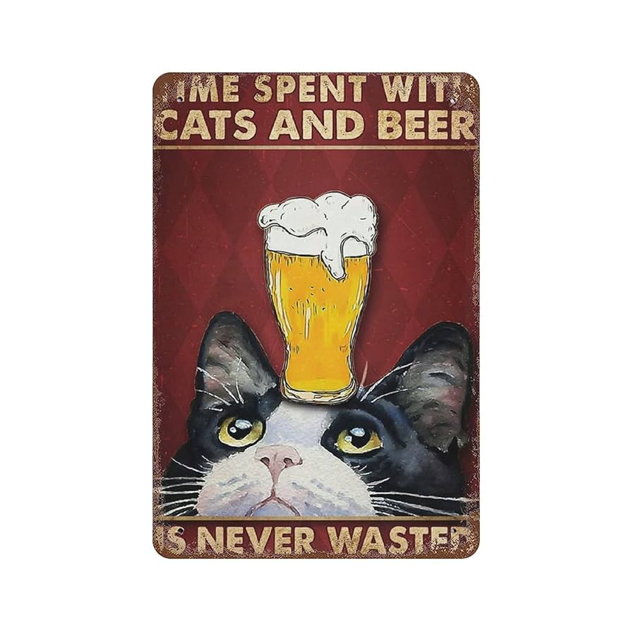 ネコとビール